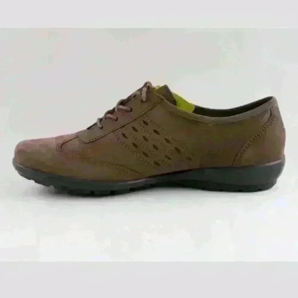 Hotter Suade Leather Cayla Shoes Oxfords - Picture 7 of 8